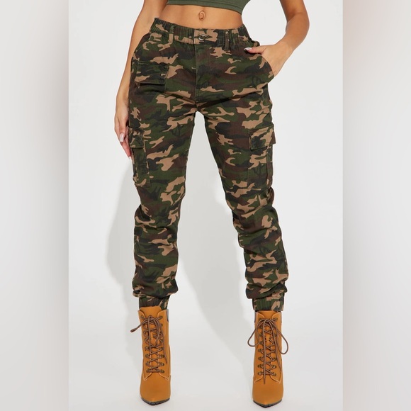 Camouflage Cargo Pants - Picture 1 of 6